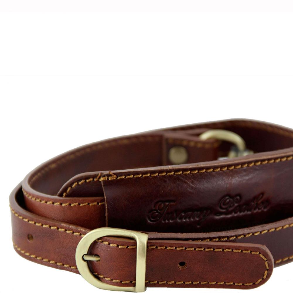Tuscany Leather Tracolla In Pelle Regolabile Per Cartelle