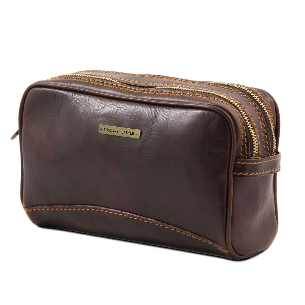 Tuscany Leather Beauty Case In Pelle