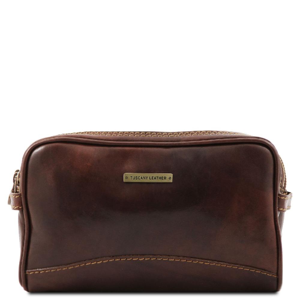 Tuscany Leather Beauty Case In Pelle