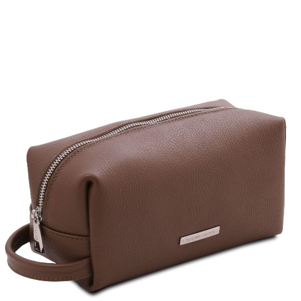 Tuscany Leather Beauty Case In Pelle Morbida