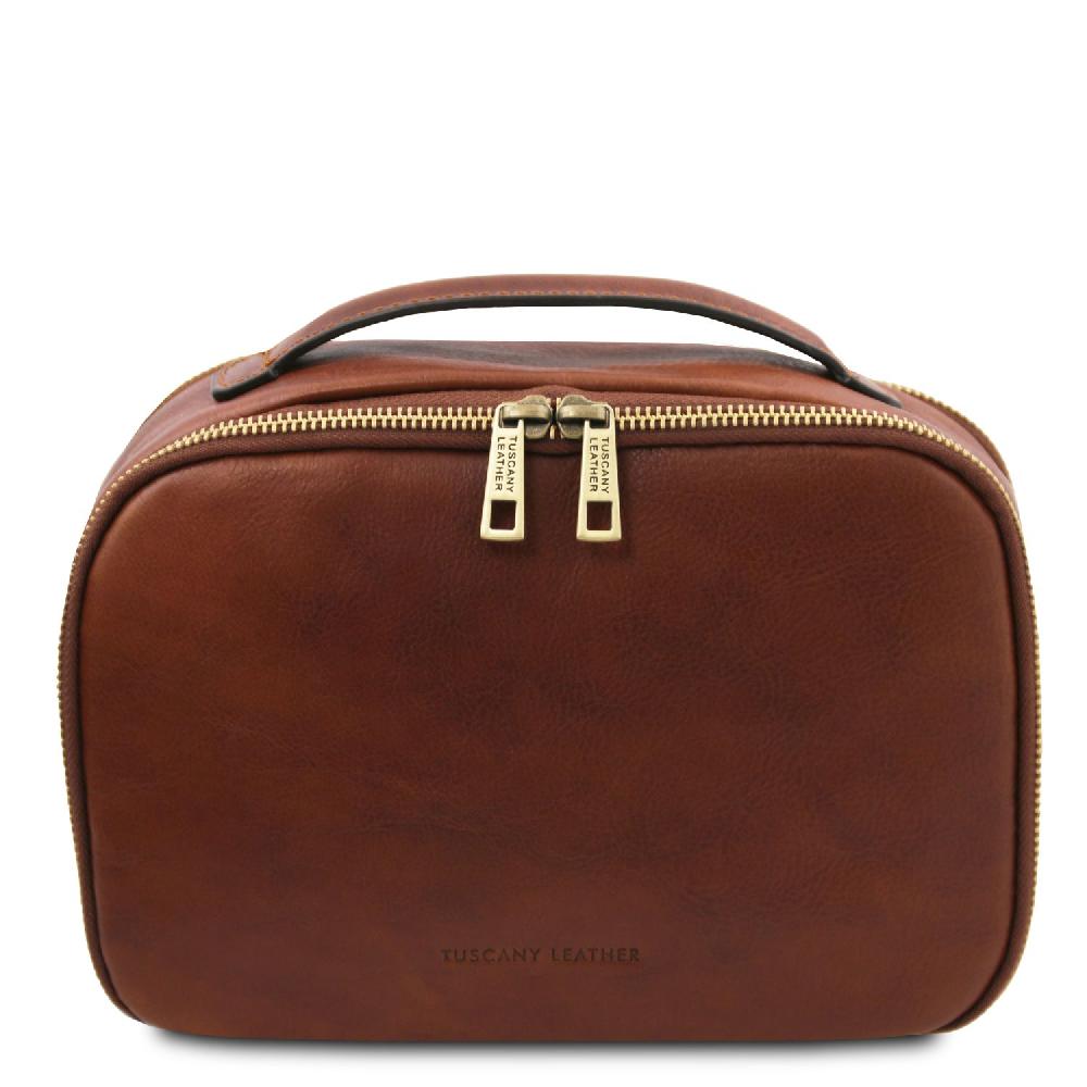 Tuscany Leather Beauty Case In Pelle
