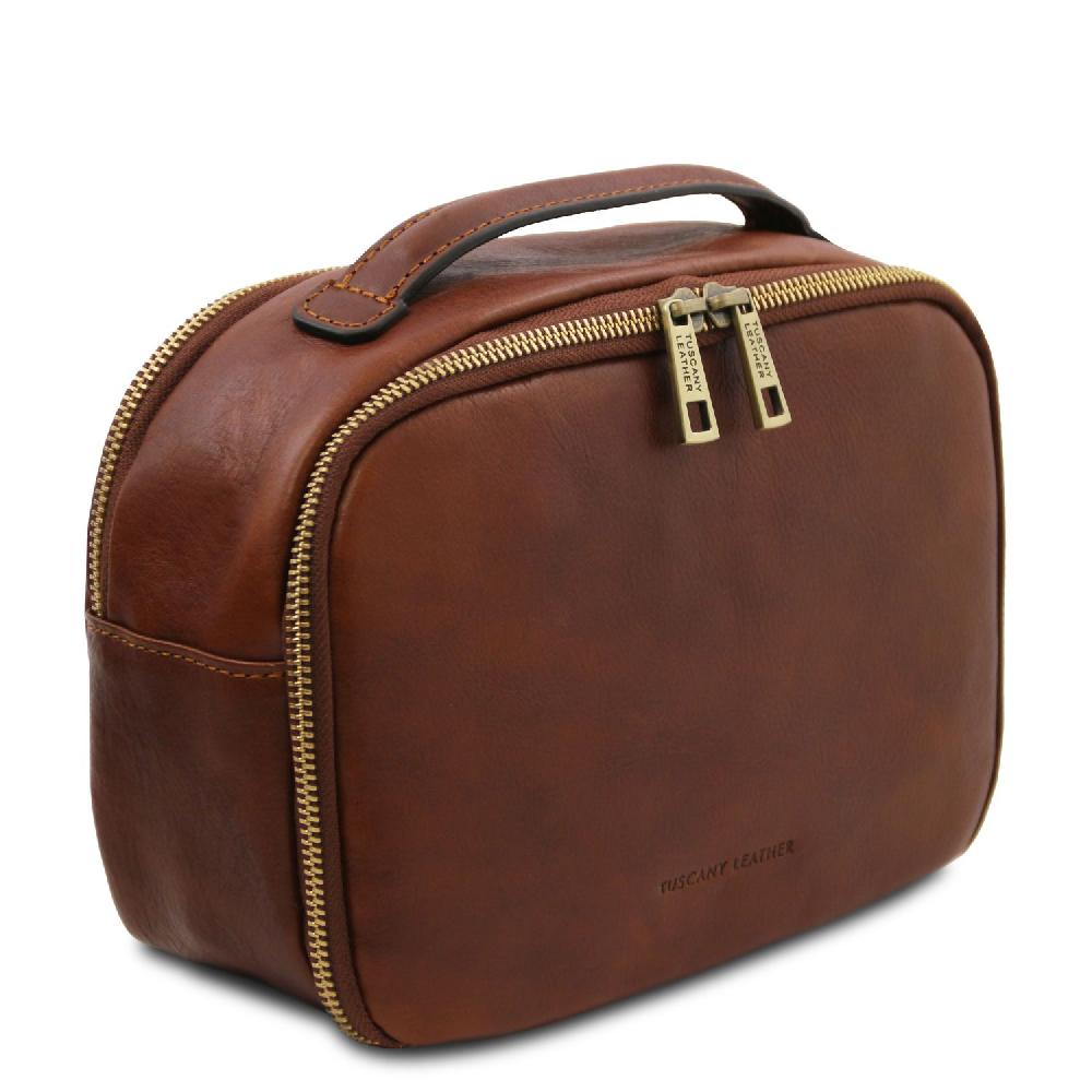 Tuscany Leather Beauty Case In Pelle