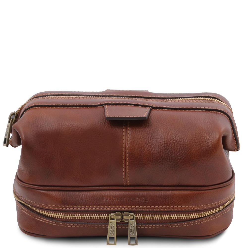 Tuscany Leather Beauty Case In Pelle