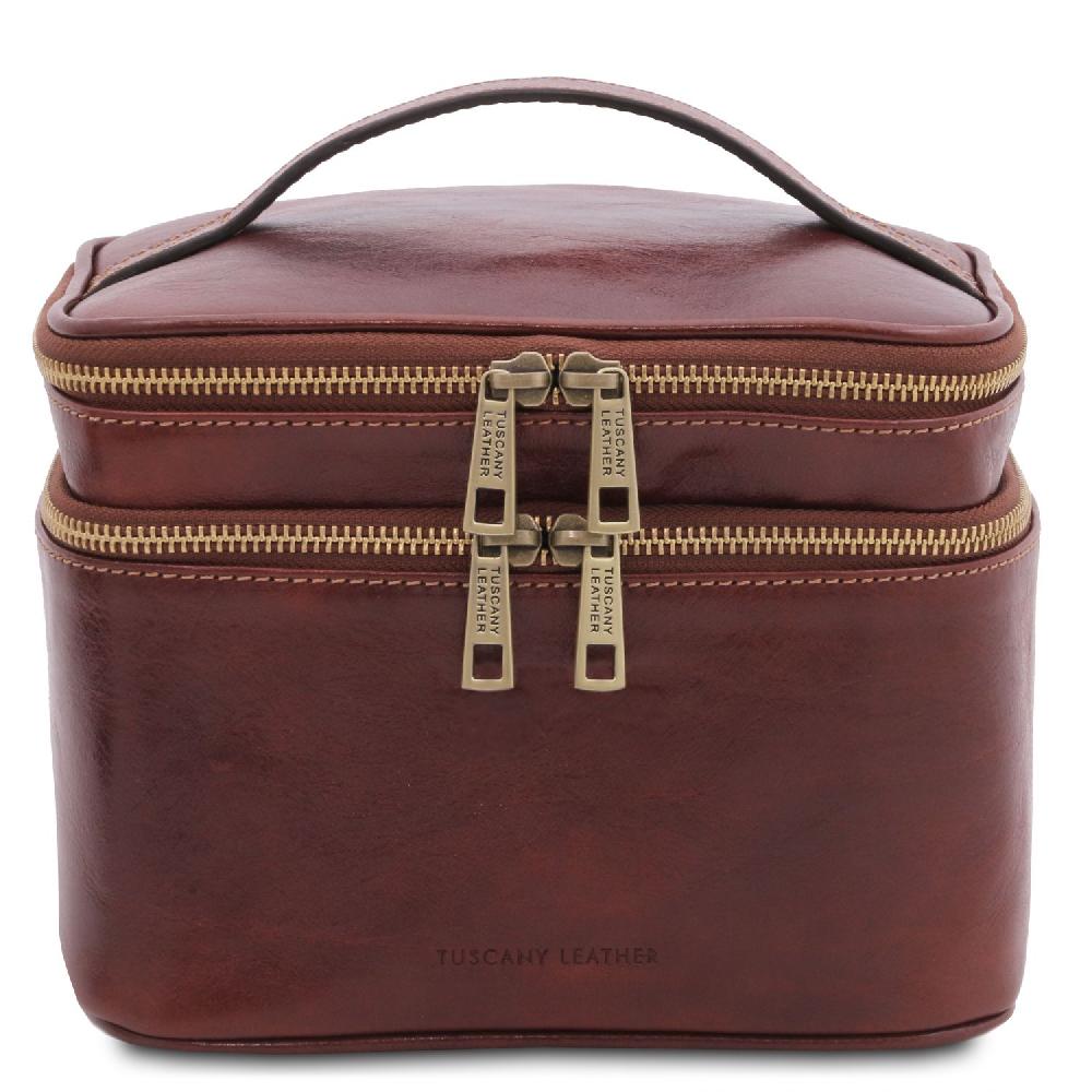 Tuscany Leather Beauty Case In Pelle