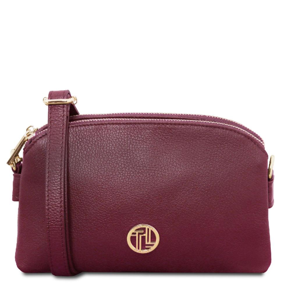 Tuscany Leather Bolso En Piel Suave Con Bandolera