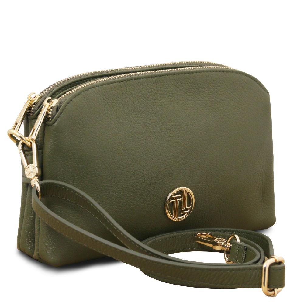 Tuscany Leather Bolso En Piel Suave Con Bandolera