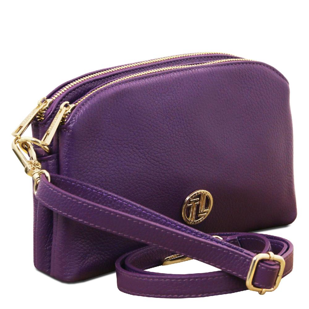 Tuscany Leather Bolso En Piel Suave Con Bandolera