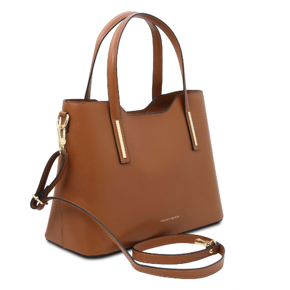 Tuscany Leather Bolso Shopping En Piel