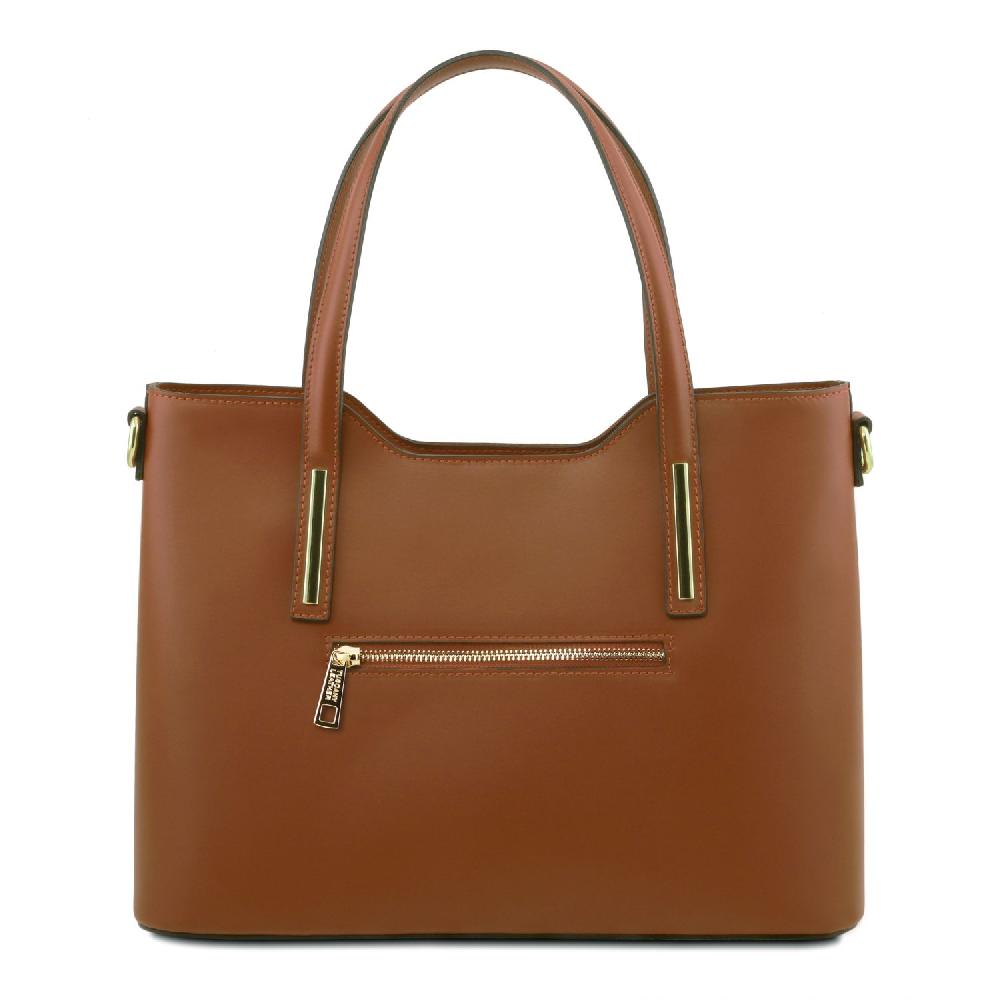 Tuscany Leather Bolso Shopping En Piel