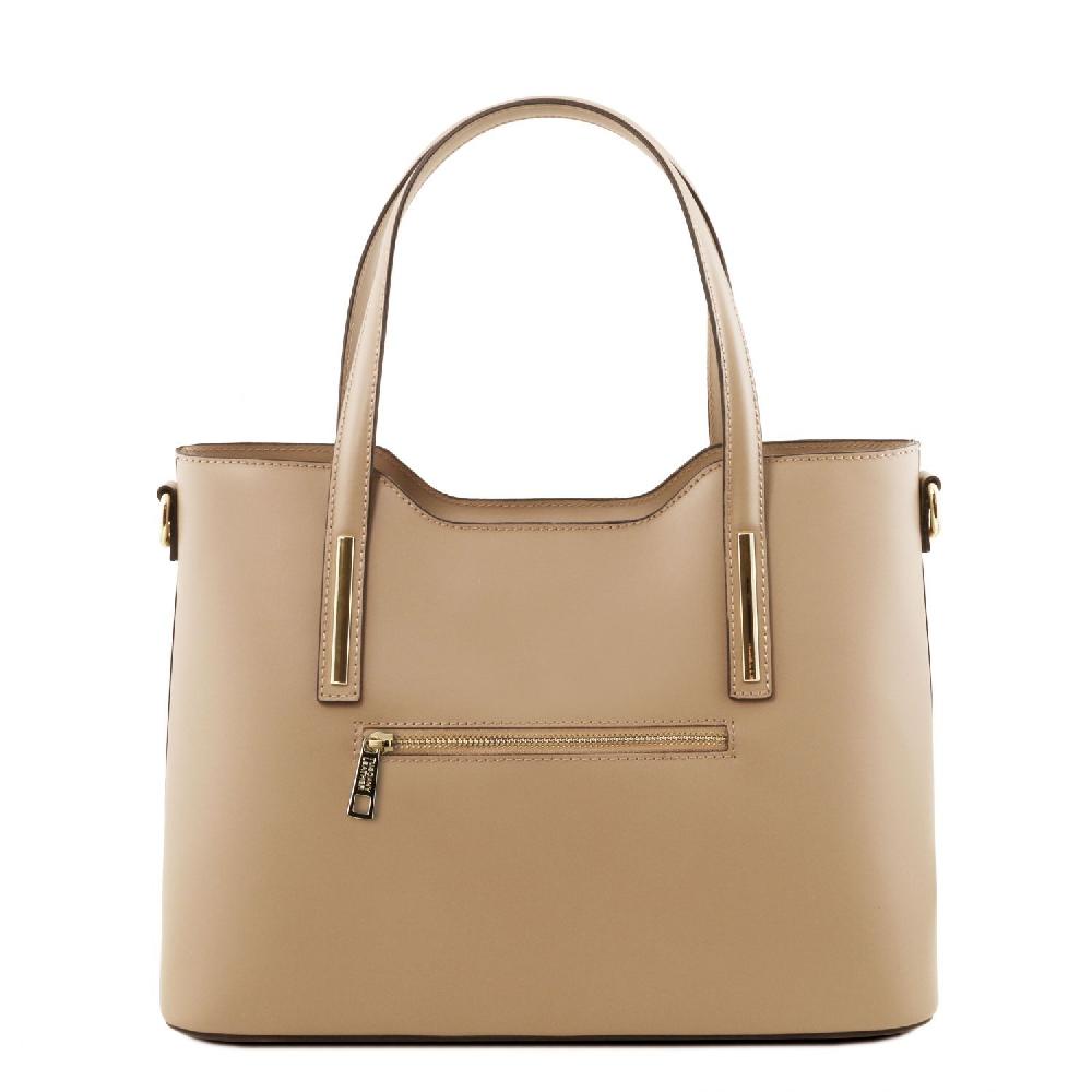 Tuscany Leather Bolso Shopping En Piel