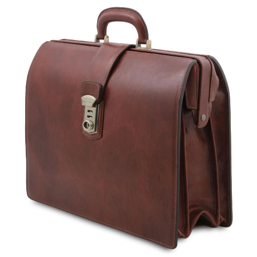 Tuscany Leather Borsa Medico In Pelle 3 Scomparti
