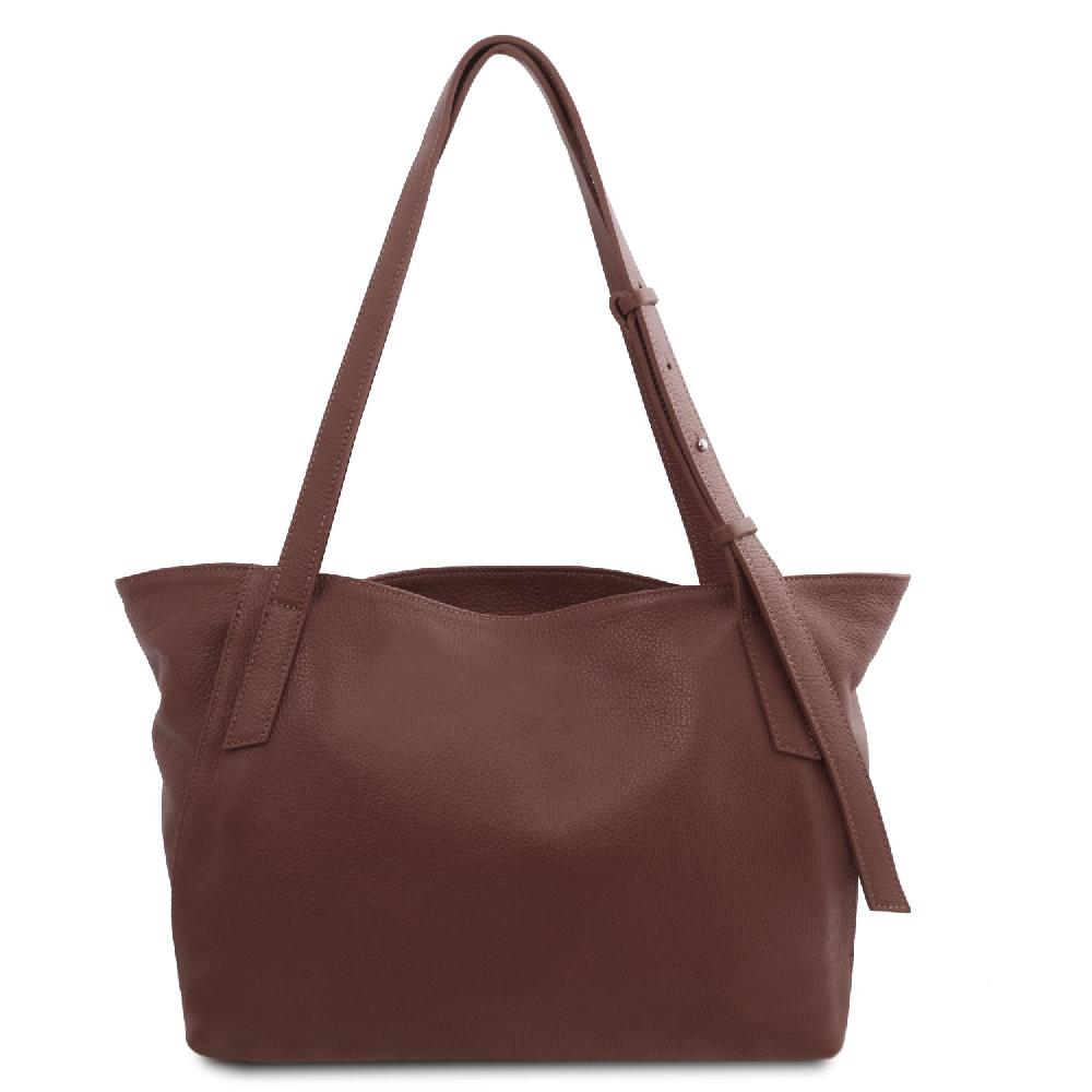 Tuscany Leather Borsa Shopping In Pelle Morbida