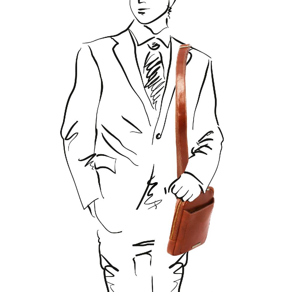 Tuscany Leather Borsello Da Uomo In Pelle