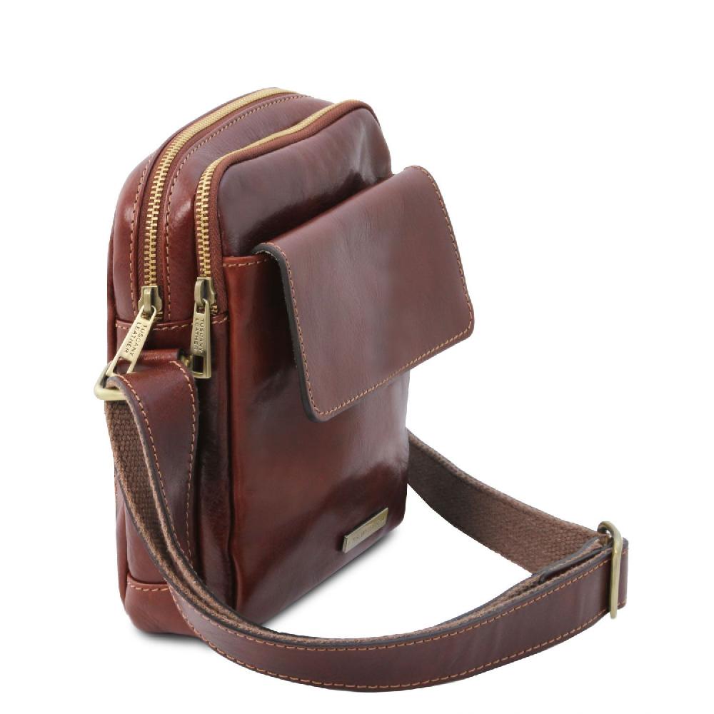 Tuscany Leather Borsello Da Uomo In Pelle