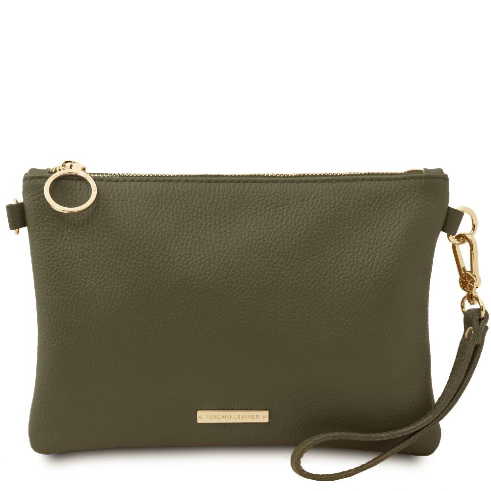 Tuscany Leather Pochette In Pelle Morbida