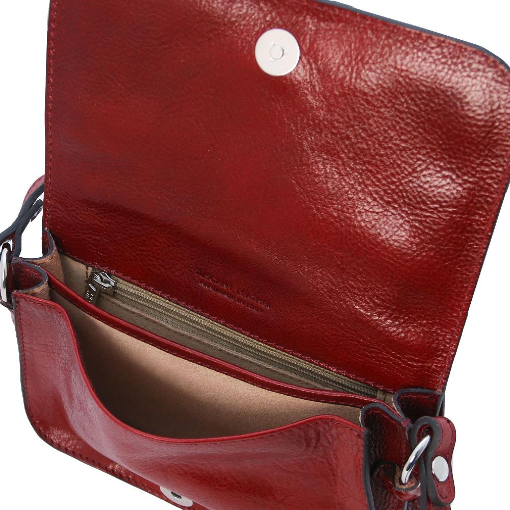 Tuscany Leather Tracollina In Pelle Con Pattella