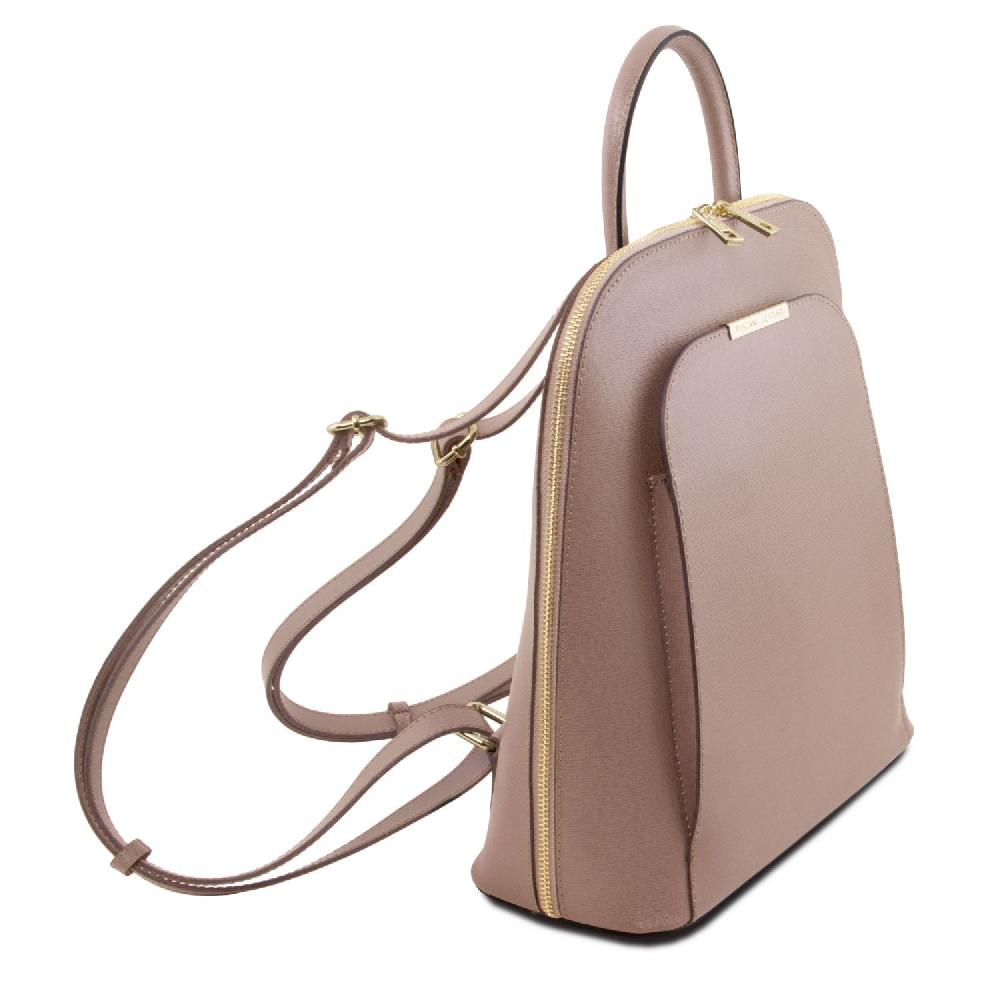 Tuscany Leather Zaino Da Donna In Pelle Saffiano