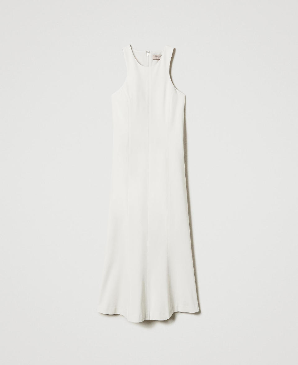 Twin Set Abito Longuette Con Scollatura All'americana