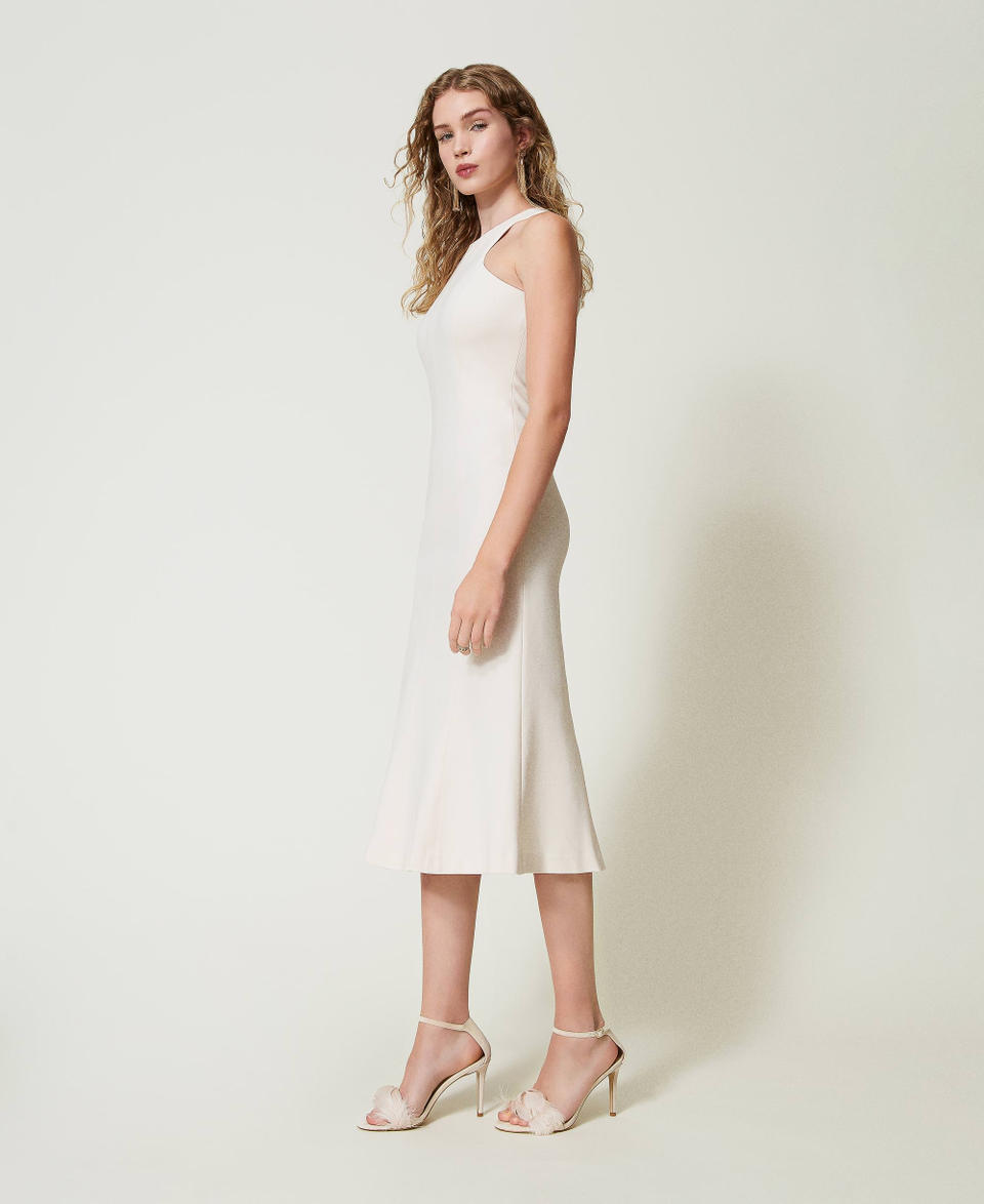 Twin Set Abito Longuette Con Scollatura All'americana