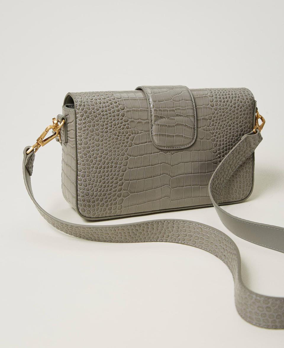 Twin Set Borsa A Tracolla 'Amie' Media A Stampa Cocco