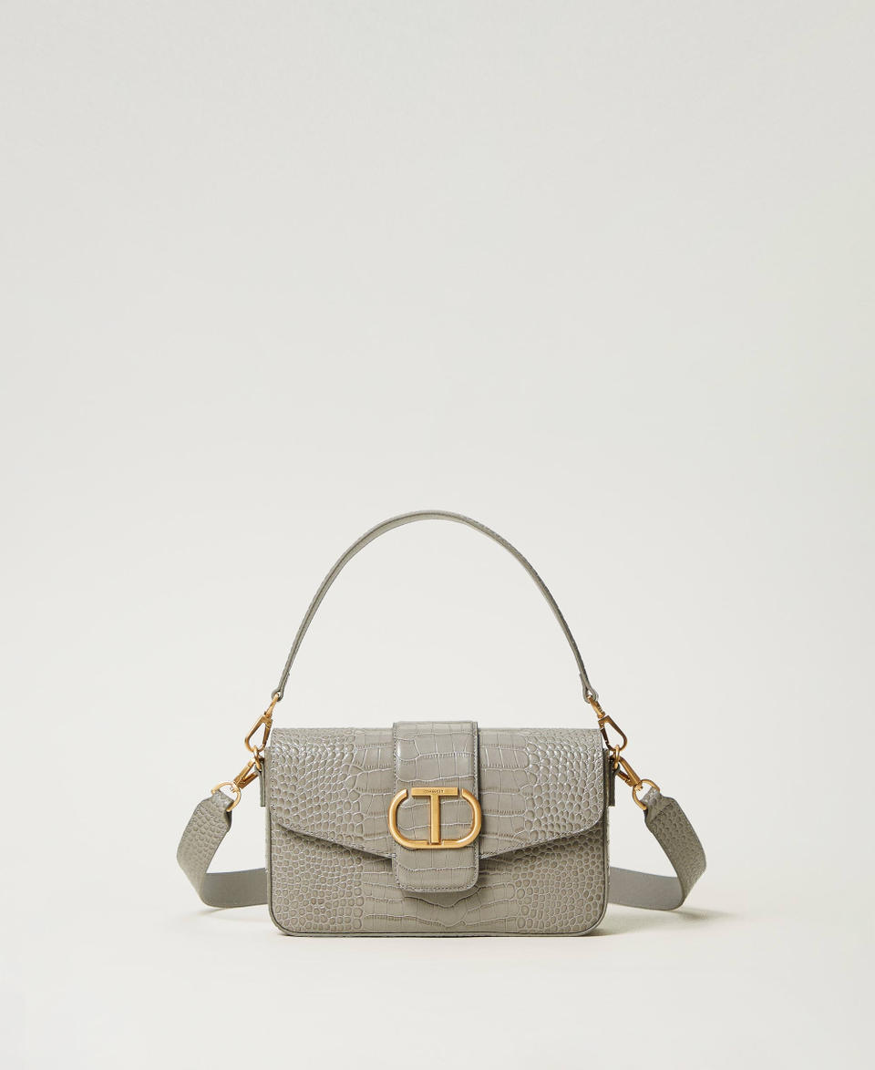 Twin Set Borsa a tracolla 'Amie' media a stampa cocco