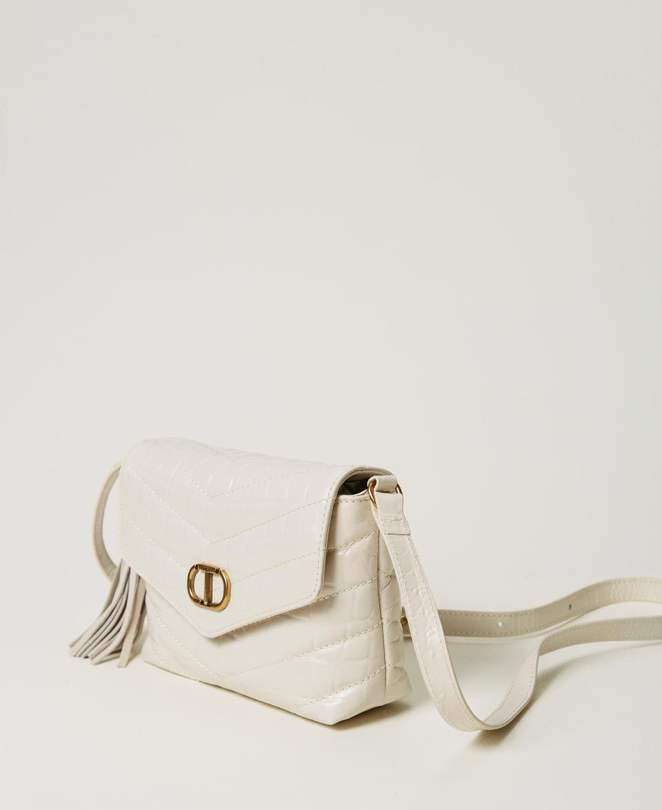 Twin Set Borsa A Tracolla 'Dreamy' Piccola In Pelle Stampa Cocco