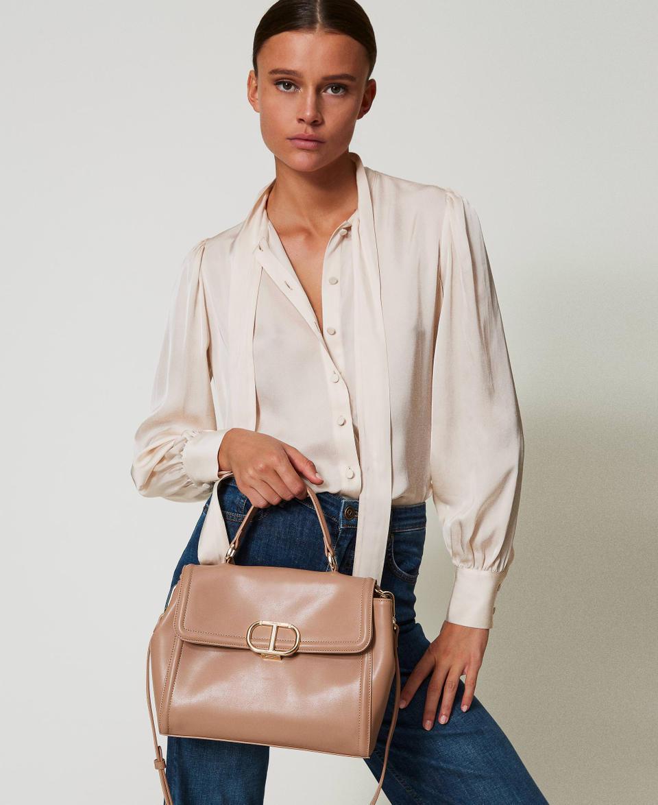 Twin Set Borsa Top Handle ‘Brera’ Con Apertura Oval T