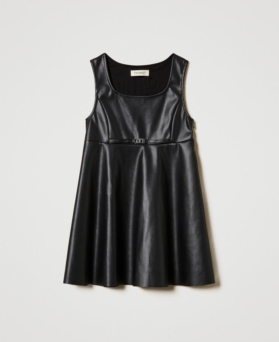 Twin Set Abito Corto Con Fibbia Oval T