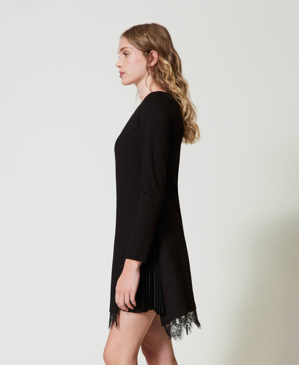 Twin Set Abito corto con pizzo