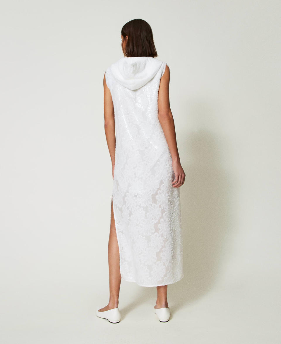 Twin Set Abito Lungo In Full Paillettes