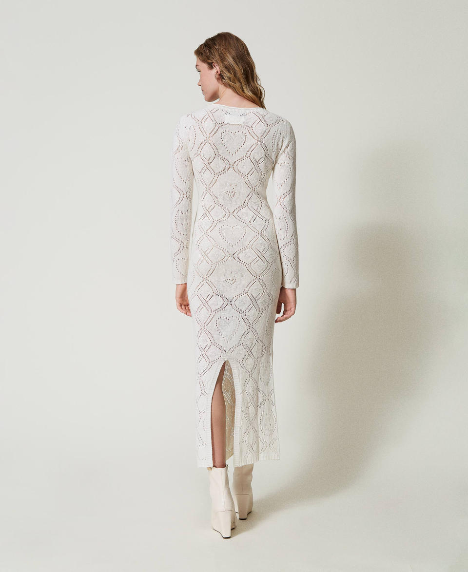 Twin Set Abito Lungo Seamless In Filato Treeblend