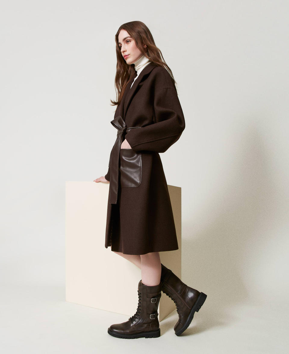 Twin Set Anfibi Alti Con Cinturini