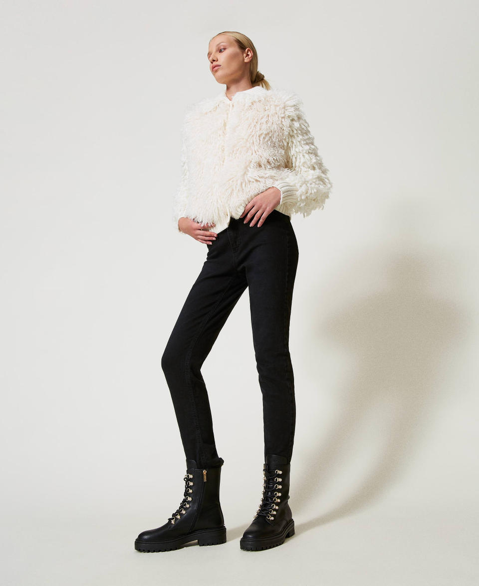 Twin Set Anfibi Trekking Con Perle