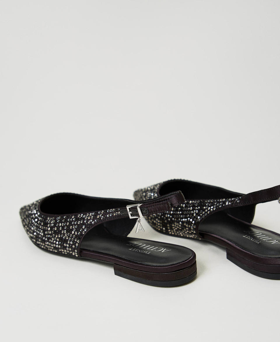 Twin Set Ballerine Sling Back Con Strass