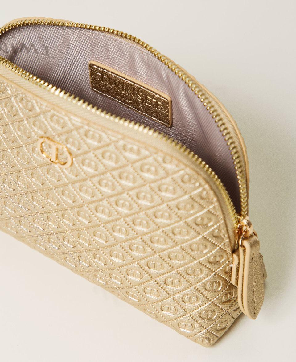 Twin Set Beauty Case A Cupola Con Oval T All Over