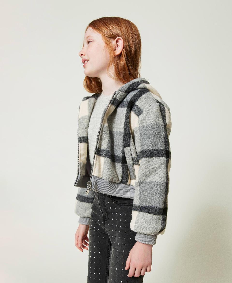 Twin Set Bomber In Panno Check