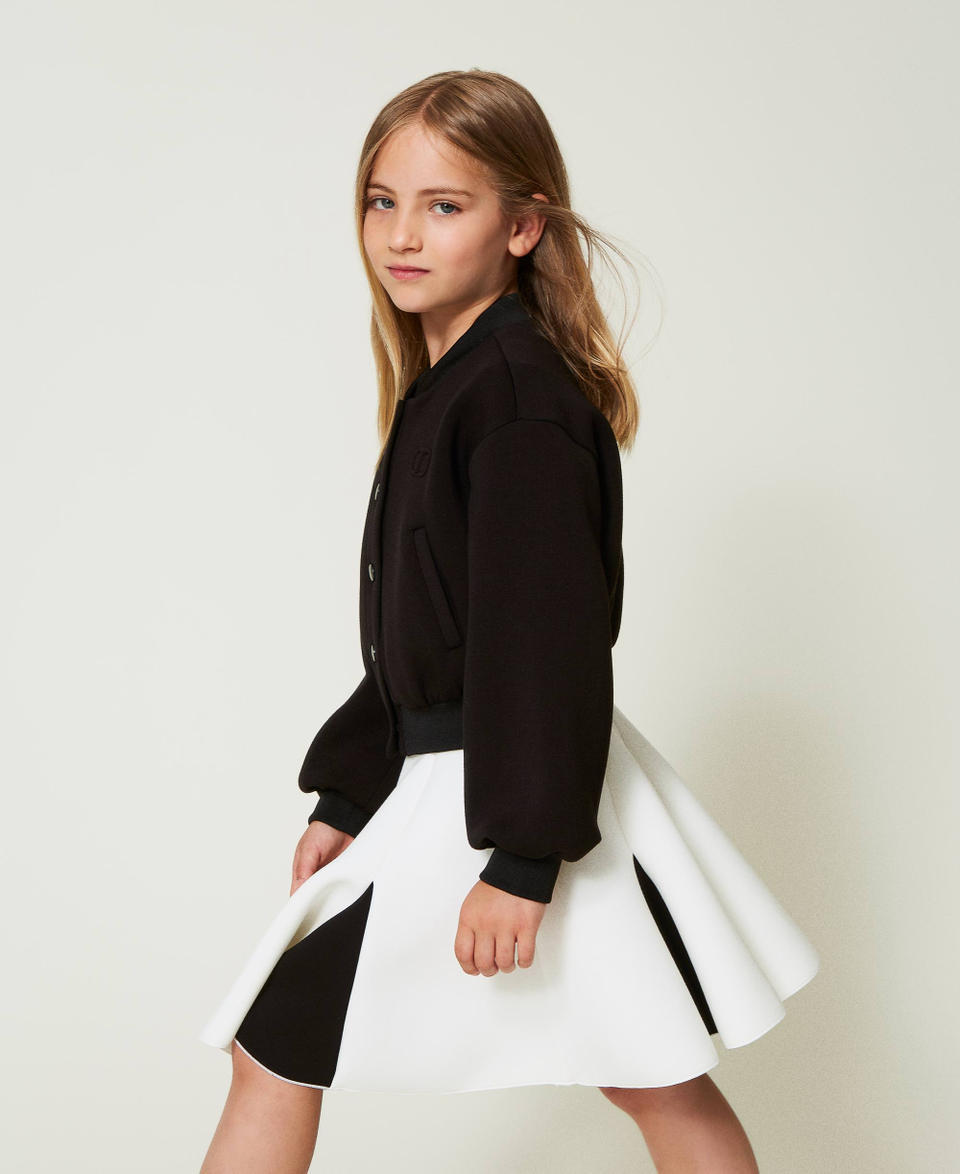 Twin Set Bomber In Tessuto Scuba