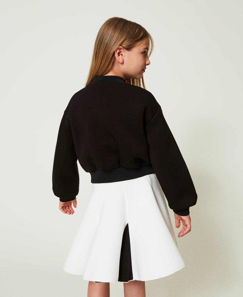 Twin Set Bomber In Tessuto Scuba