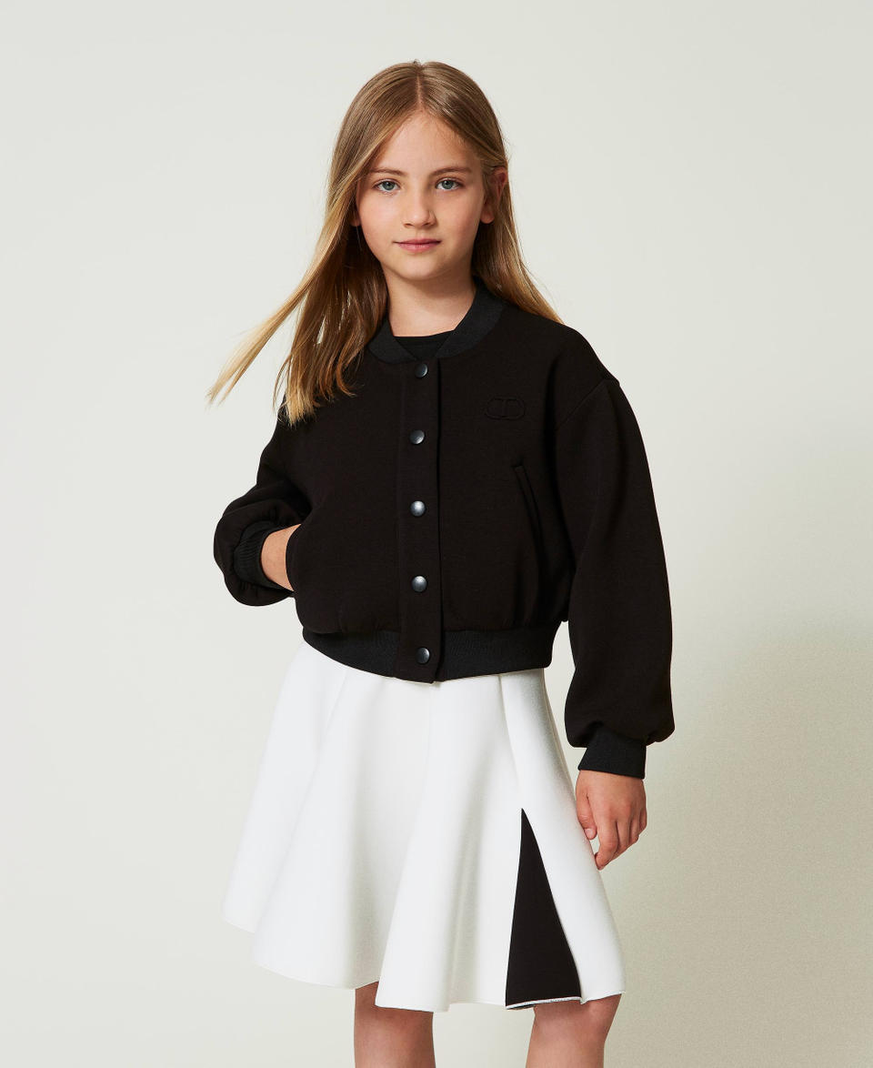 Twin Set Bomber In Tessuto Scuba