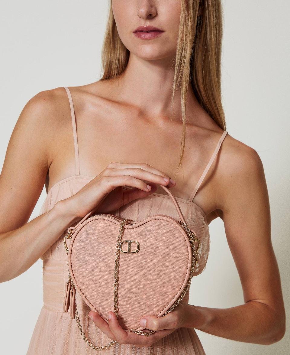 Twin Set Borsa A Tracolla A Cuore 'Mon Amour'