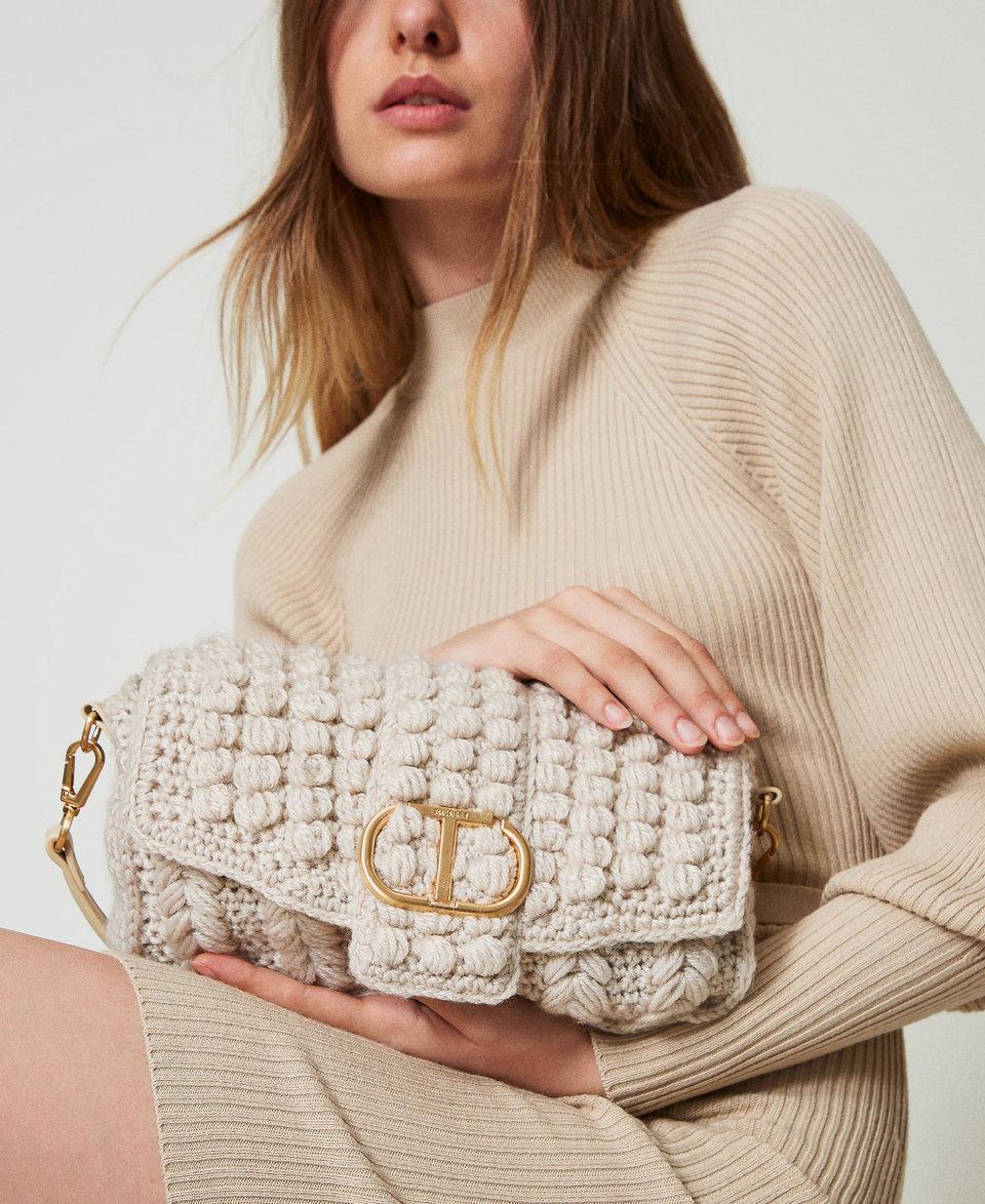 Twin Set Borsa A Tracolla 'Amie' Media In Tricot