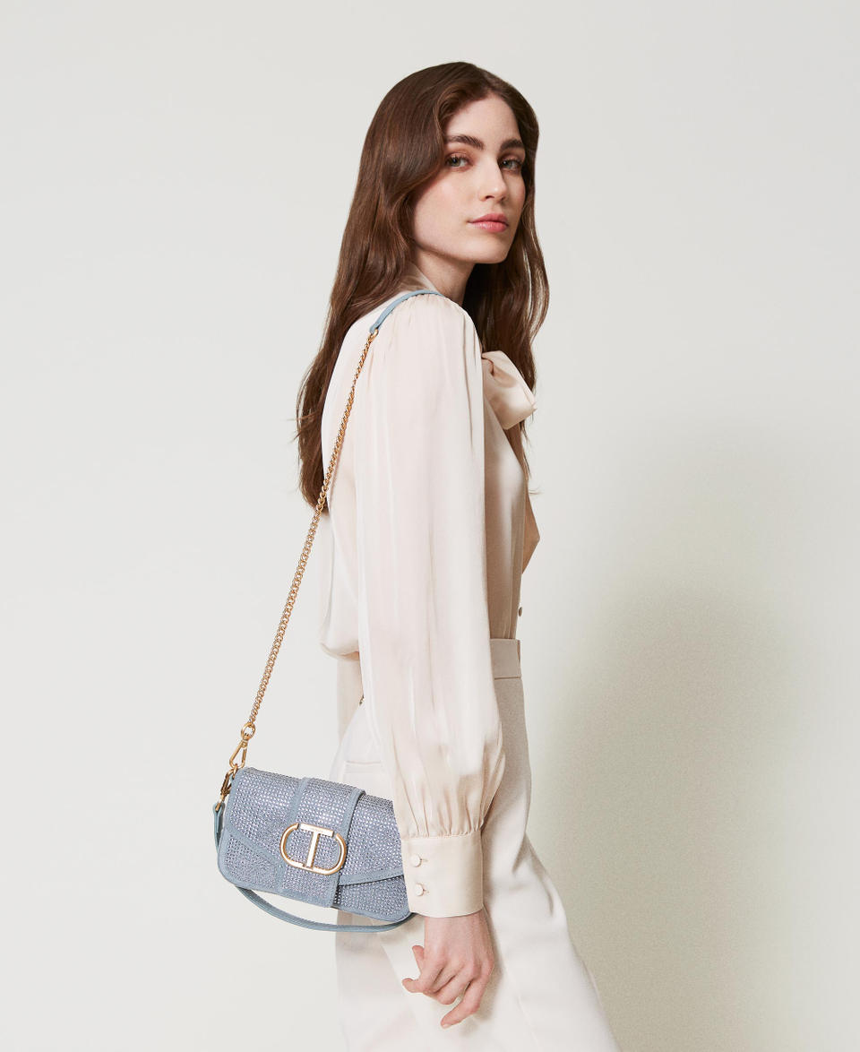 Twin Set Borsa A Tracolla 'Amie' Piccola Con Strass