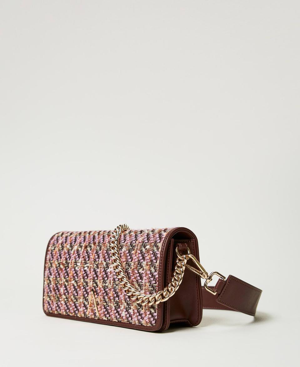 Twin Set Borsa A Tracolla Con Bouclé Multicolor