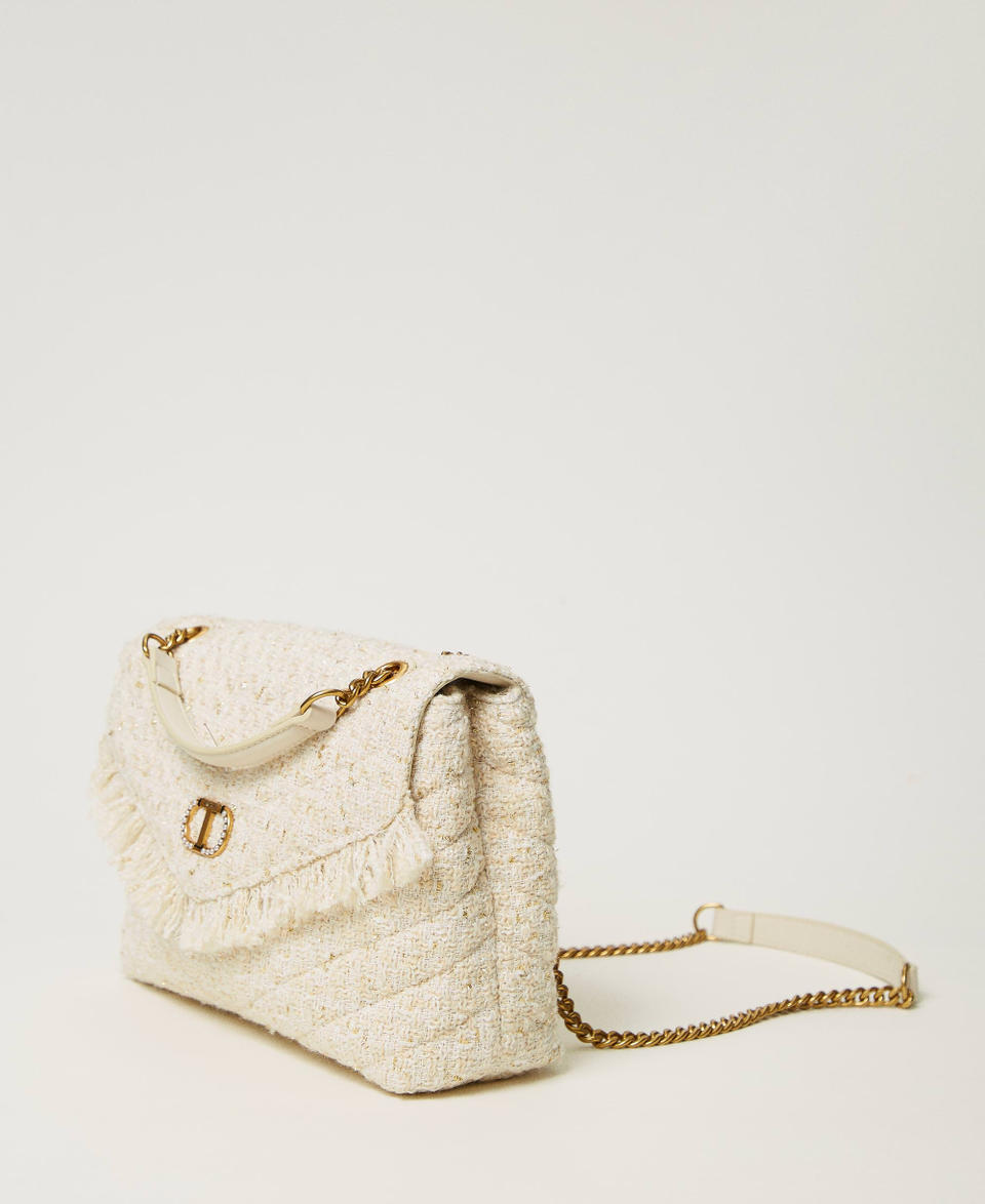 Twin Set Borsa A Tracolla 'Dreamy' Media In Tweed