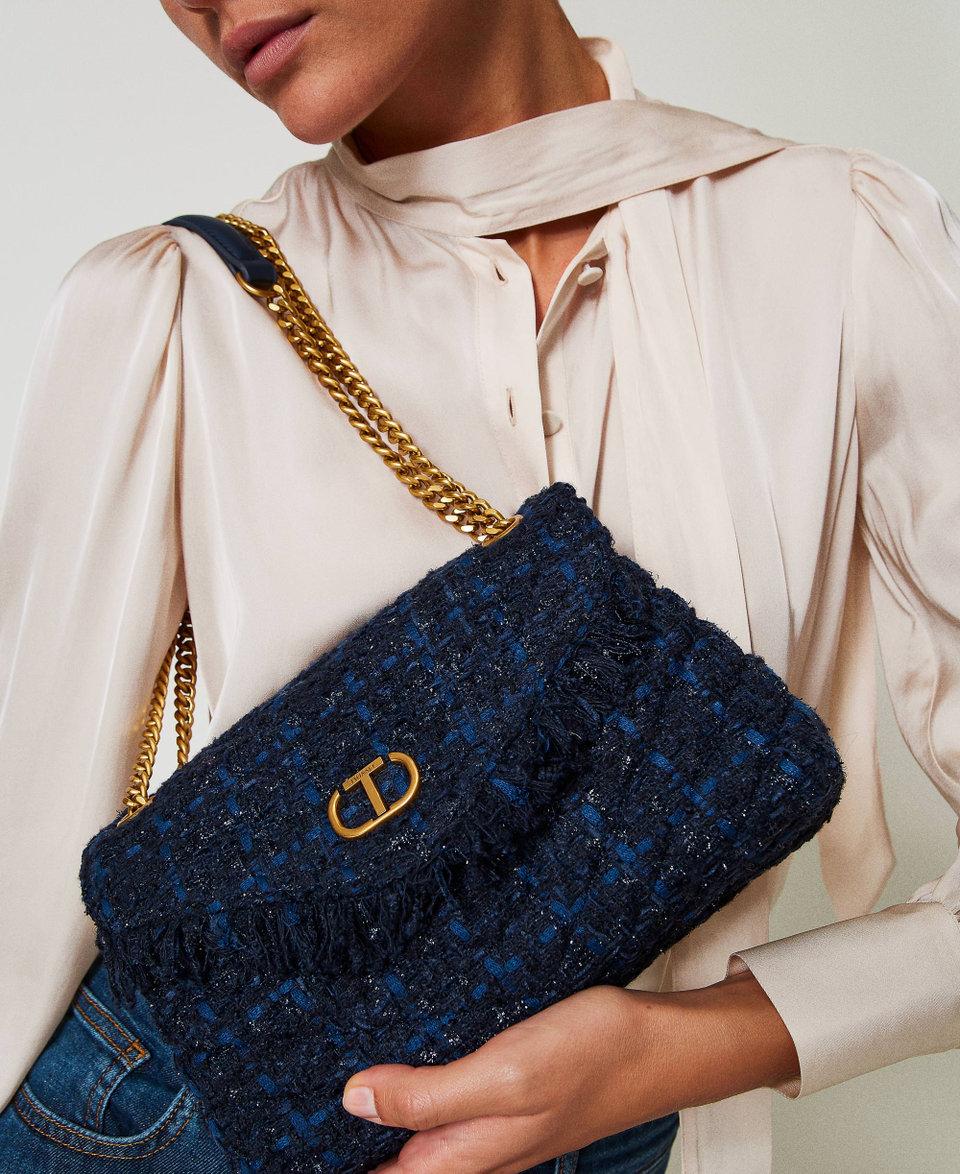 Twin Set Borsa A Tracolla 'Dreamy' Media In Tweed