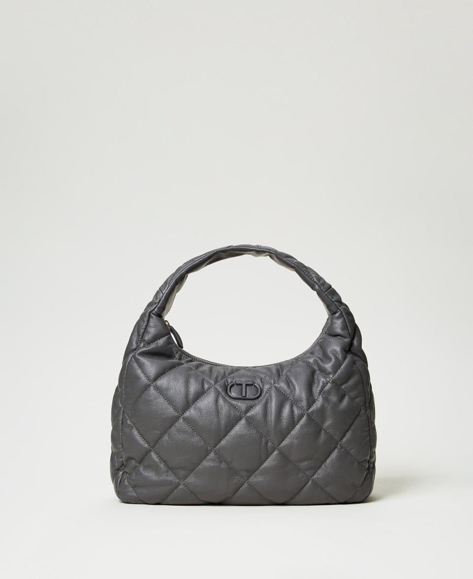 Twin Set Borsa hobo grande quilted imbottita