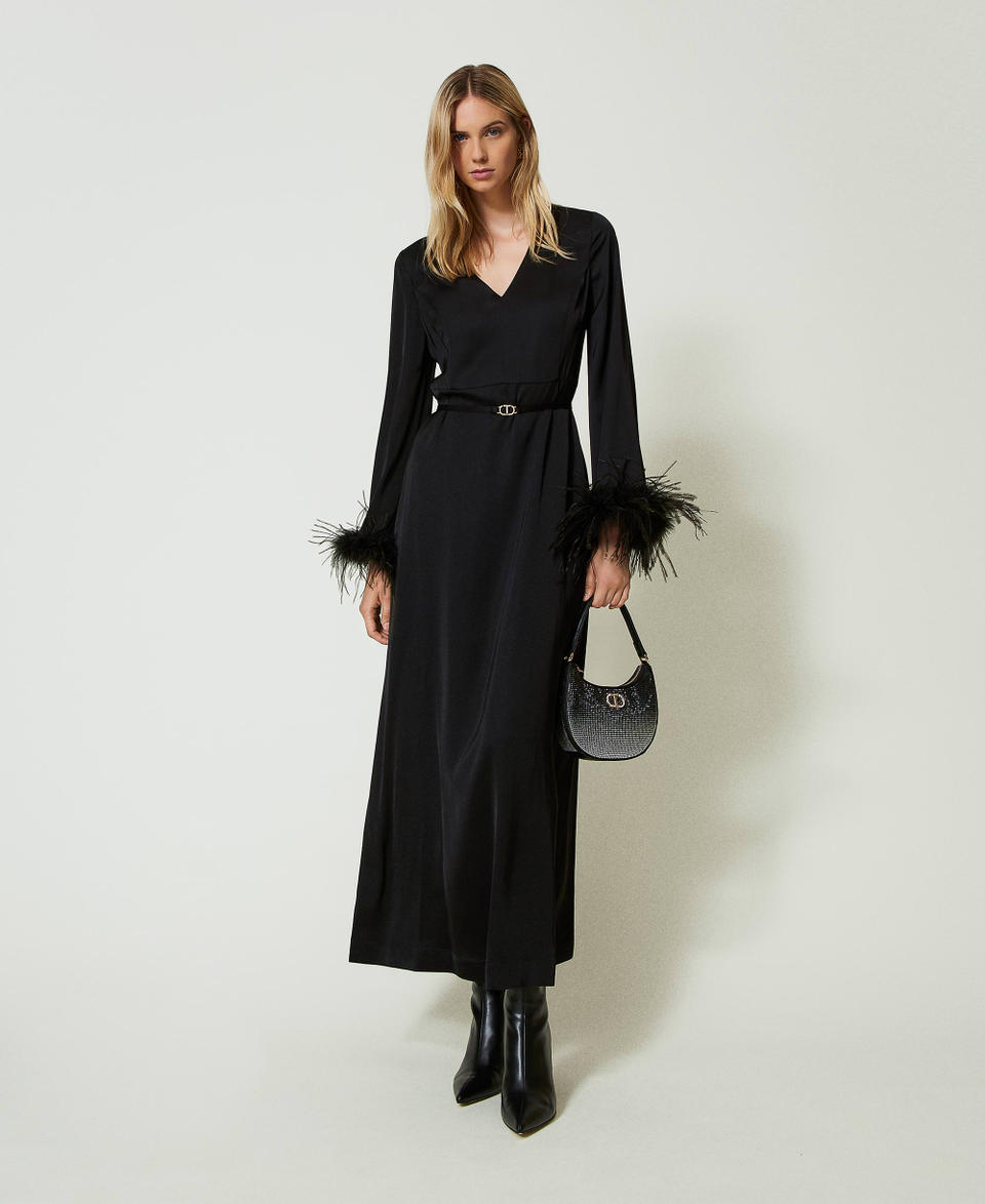 Twin Set Borsa Hobo ‘Moon’ Con Strass