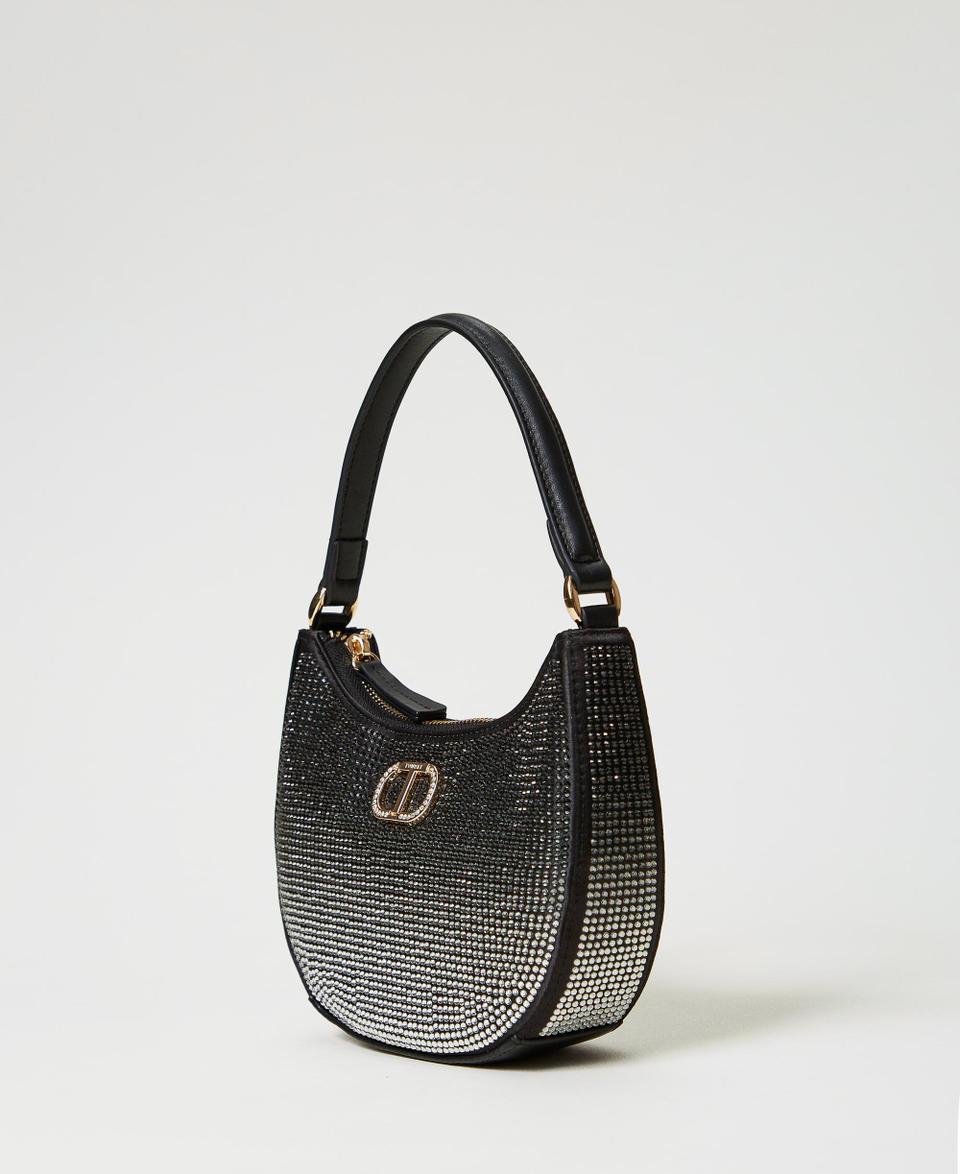 Twin Set Borsa Hobo ‘Moon’ Con Strass