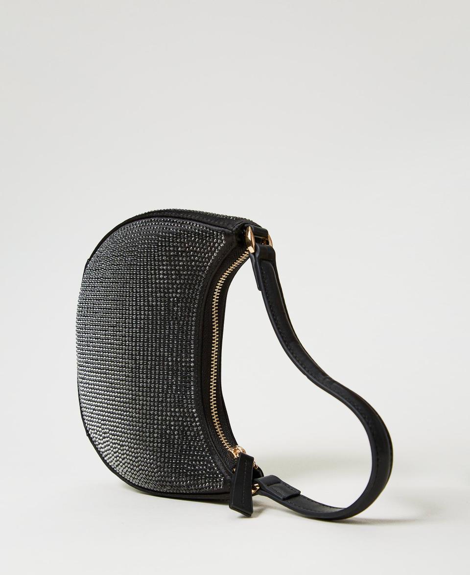 Twin Set Borsa Hobo ‘Moon’ Con Strass