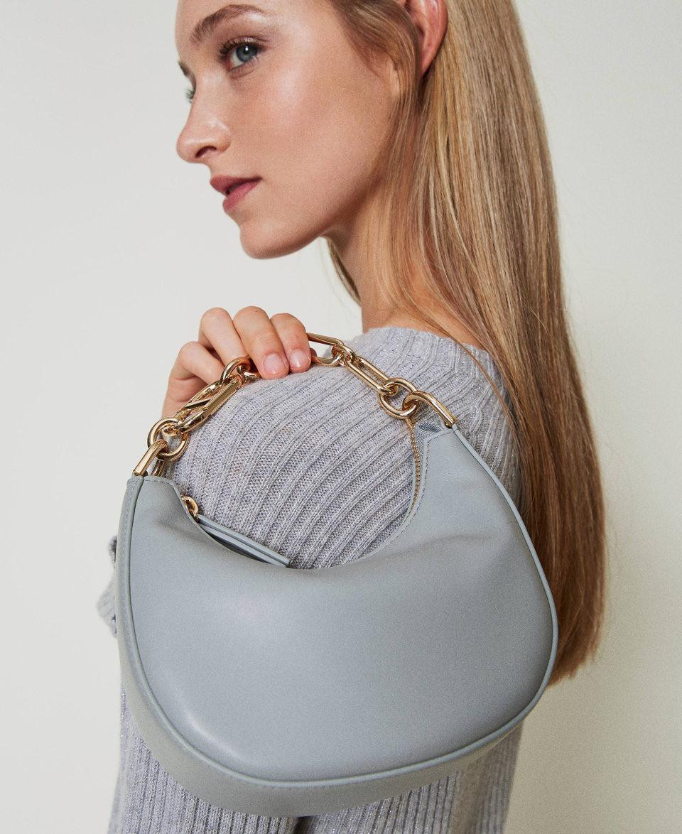 Twin Set Borsa ‘Mini Croissant’ Con Chiusura Oval T